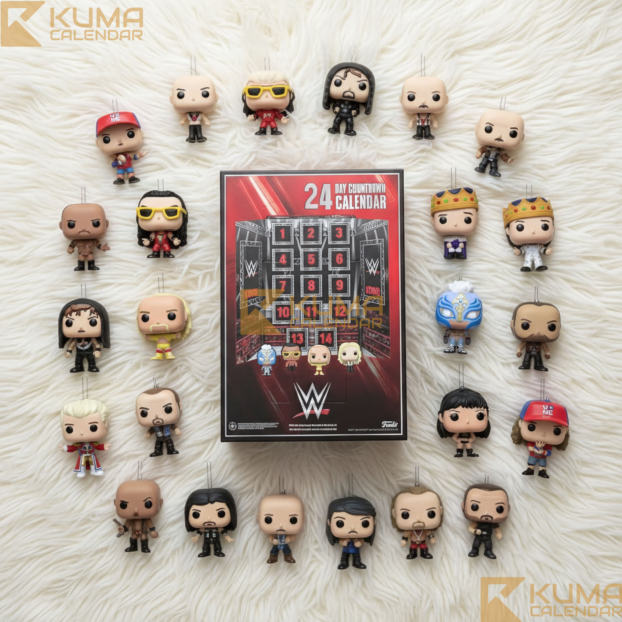 WWE 24th Countdown Advent Calendar 2025 21 WWE 24th Countdown Advent Calendar 2025 featuring 24 days of official wrestling-themed surprises and superstar collectibles for fans.