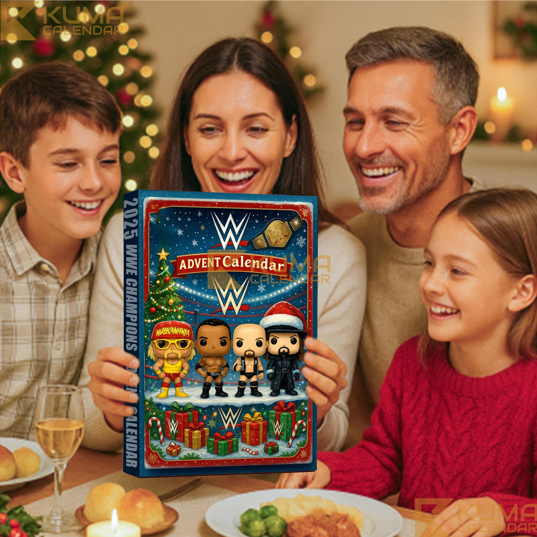 WWE Champions Advent Calendar 2025 12 WWE Champions Advent Calendar 2025 featuring 24 days of exclusive wrestling-themed gifts and superstar collectibles for WWE fans.