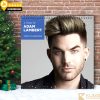 Adam Lambert 2025 Calendar featuring exclusive concert photography.