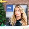 Amber Heard 2025 Calendar featuring exclusive portraits and film stills.