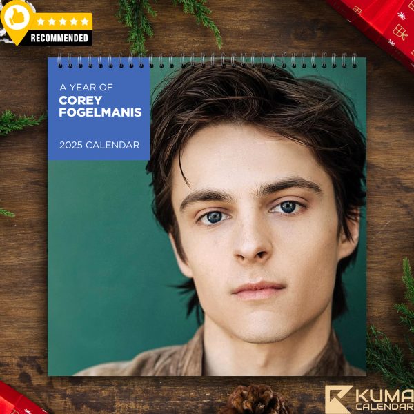 Corey Fogelmanis 2025 Calendar featuring exclusive portraits and behind-the-scenes moments.