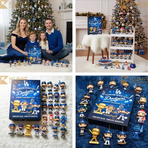 Los Angeles Dodgers Advent Calendar 2025 featuring officially licensed MLB gifts, festive surprises, and exclusive Dodgers team collectibles for Christmas countdown.